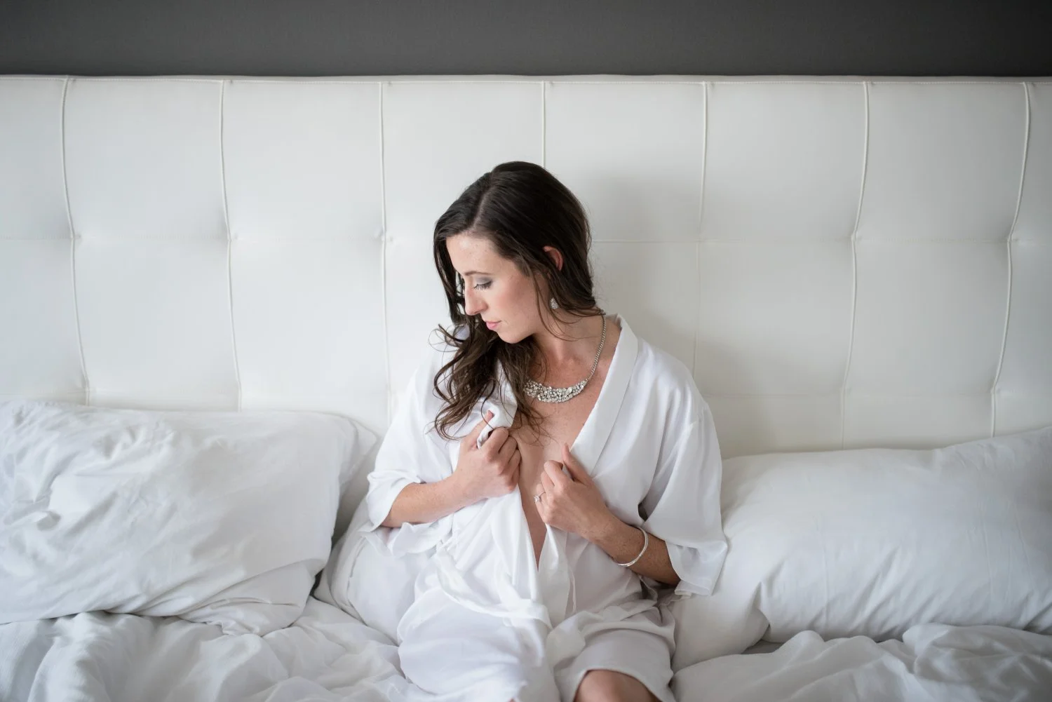 Shy Wife Amanda Works up the Courage to Show Her Tits in Boudoir Shoot Pt.1 image 25