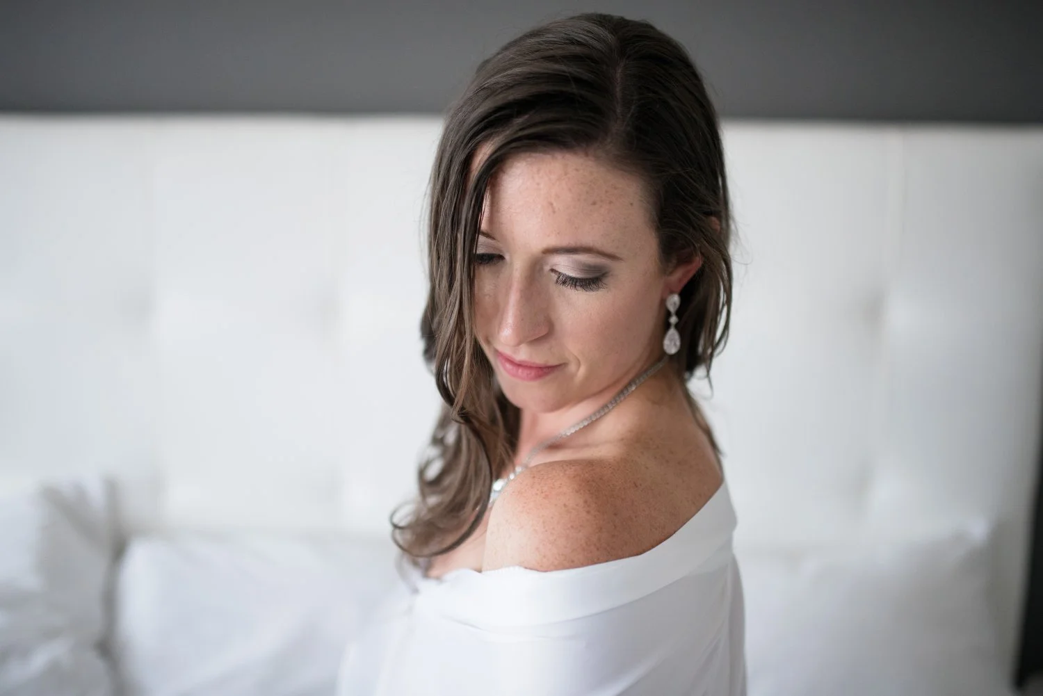 Shy Wife Amanda Works up the Courage to Show Her Tits in Boudoir Shoot Pt.1 image 46