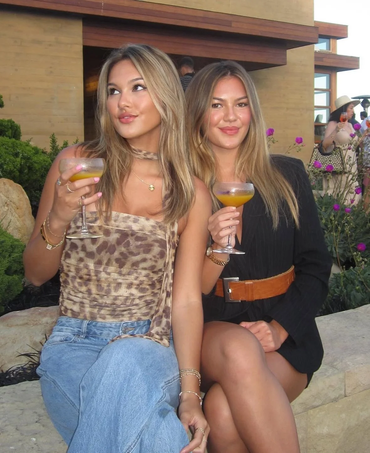 Sisters showing off their fun holes image 11
