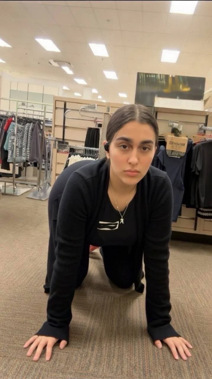 18 year old Arab with big tits and fat ass image 18