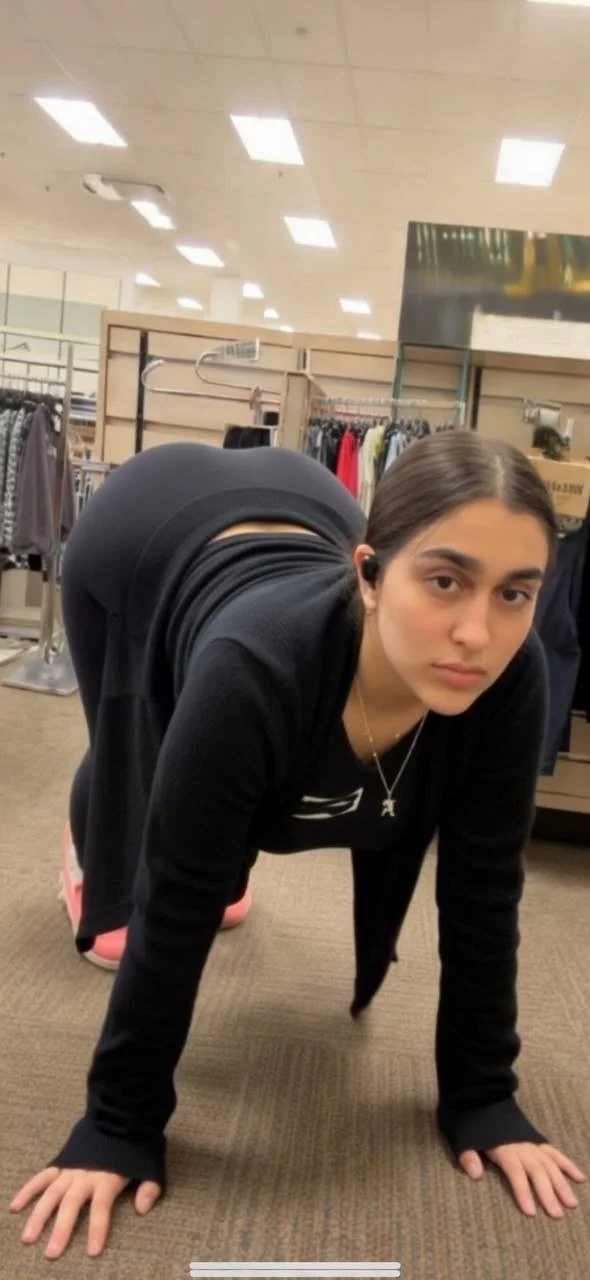 18 year old Arab with big tits and fat ass image 46