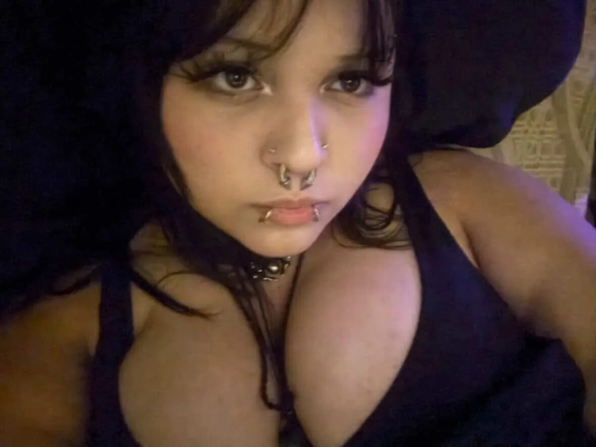 Fat big tit goth image 4