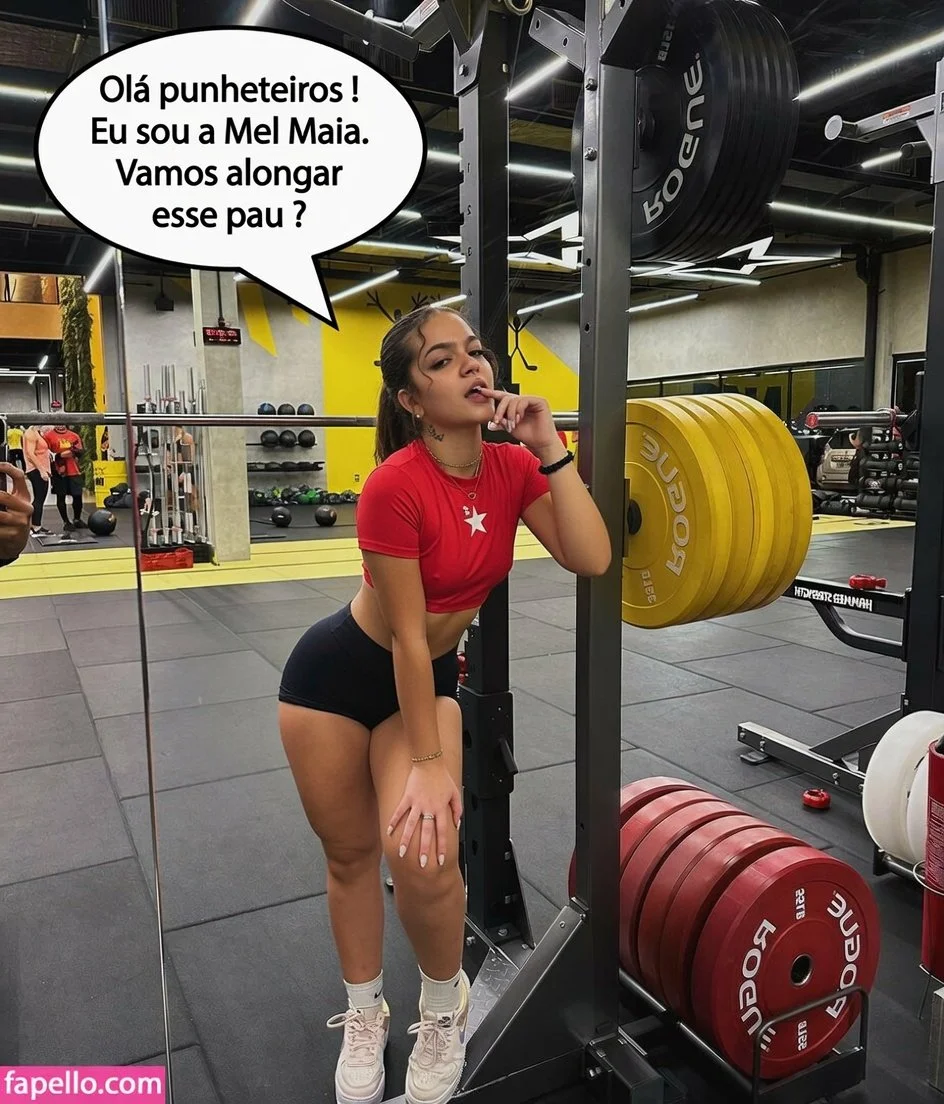 Mel Maia se apresentando pra galera do Erome. Pronta pra satisfazer. IA - AI image 5