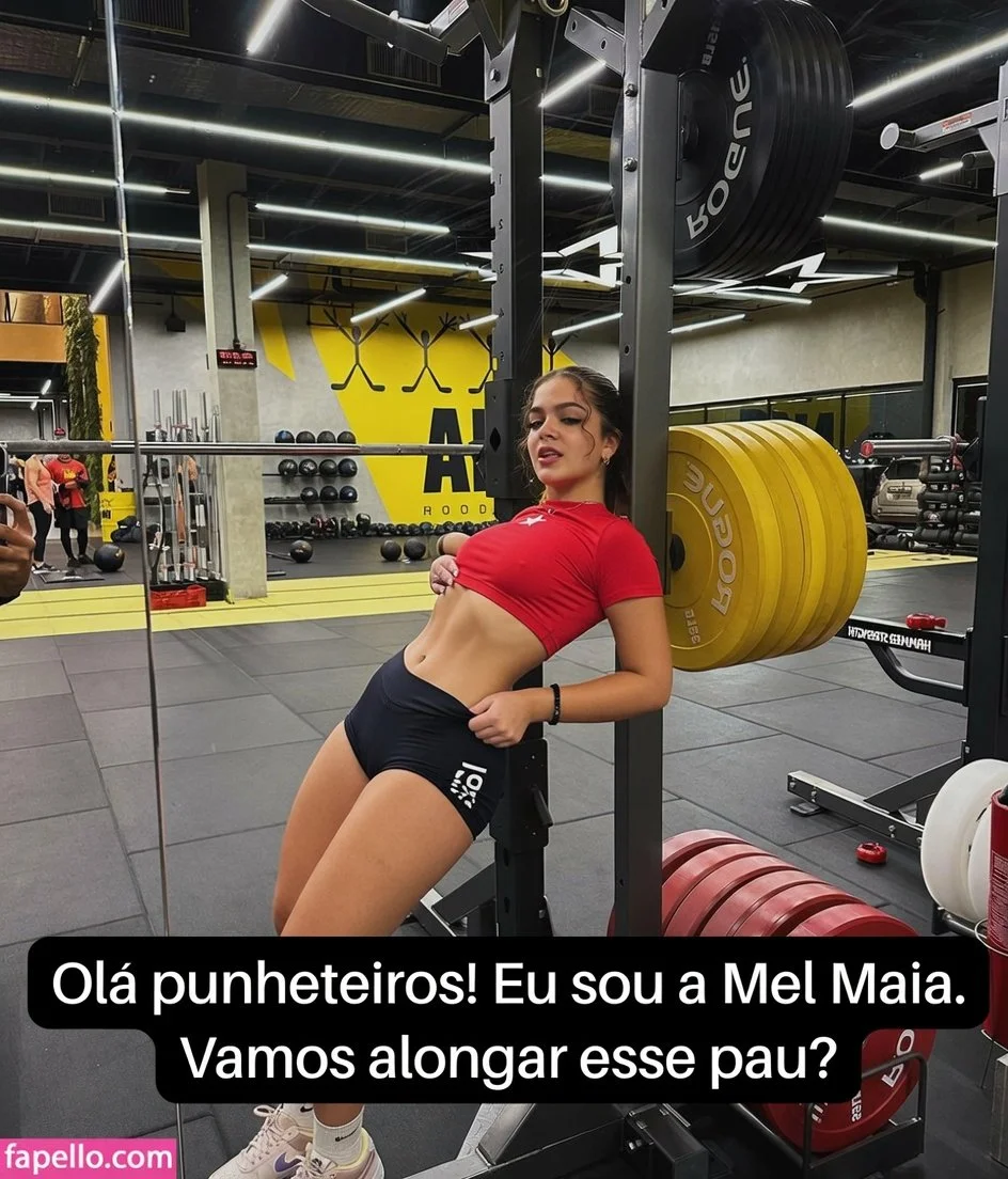 Mel Maia se apresentando pra galera do Erome. Pronta pra satisfazer. IA - AI image 6