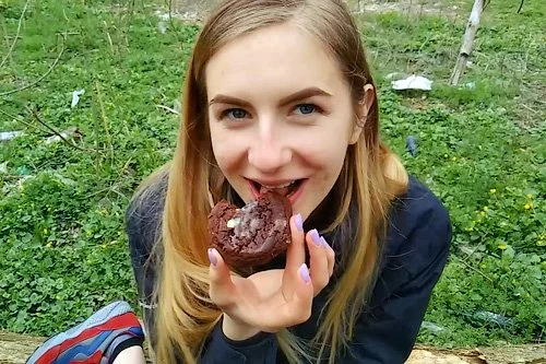 Girl Eats Cum Cookie main image