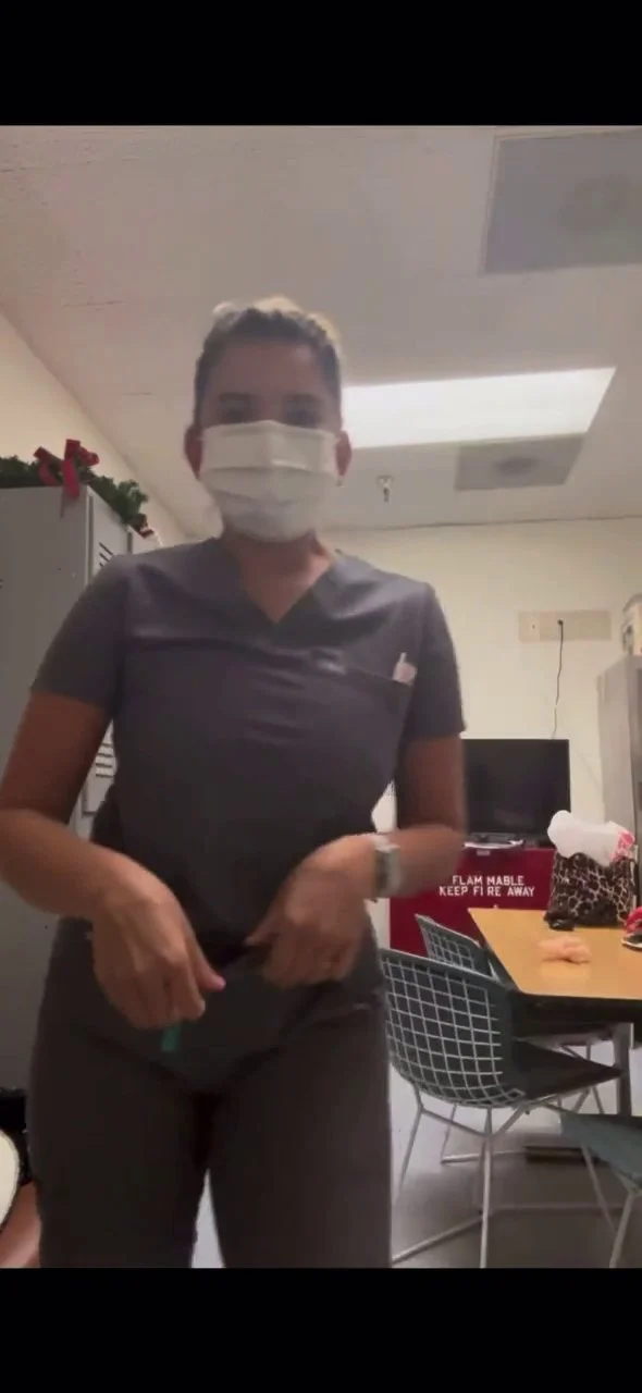 BUSTED - Nurse caught flashing on her phone 😍 image 6
