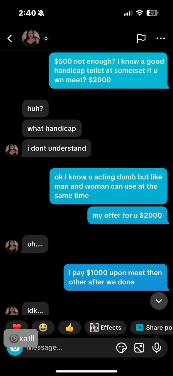 Famous SG XMM Slut (not my messages) image 2