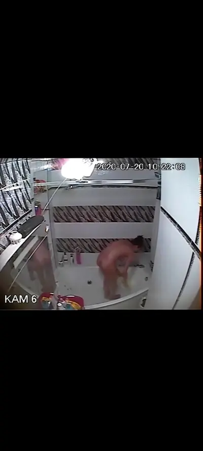 Hidden cam on my mom Showering cover image