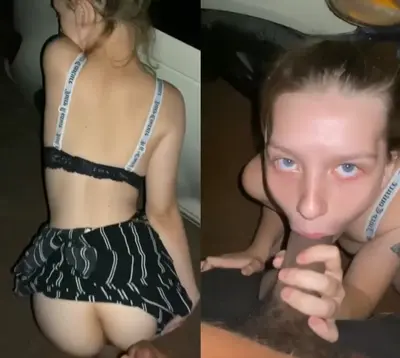 Outdoor Fucking His White Bitch On Her Car cover image