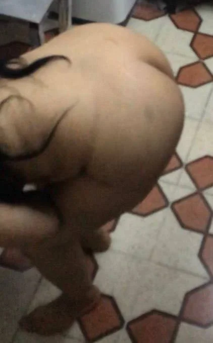Secretly captured Hot 24 years old big ass thick cousin while showering image 4