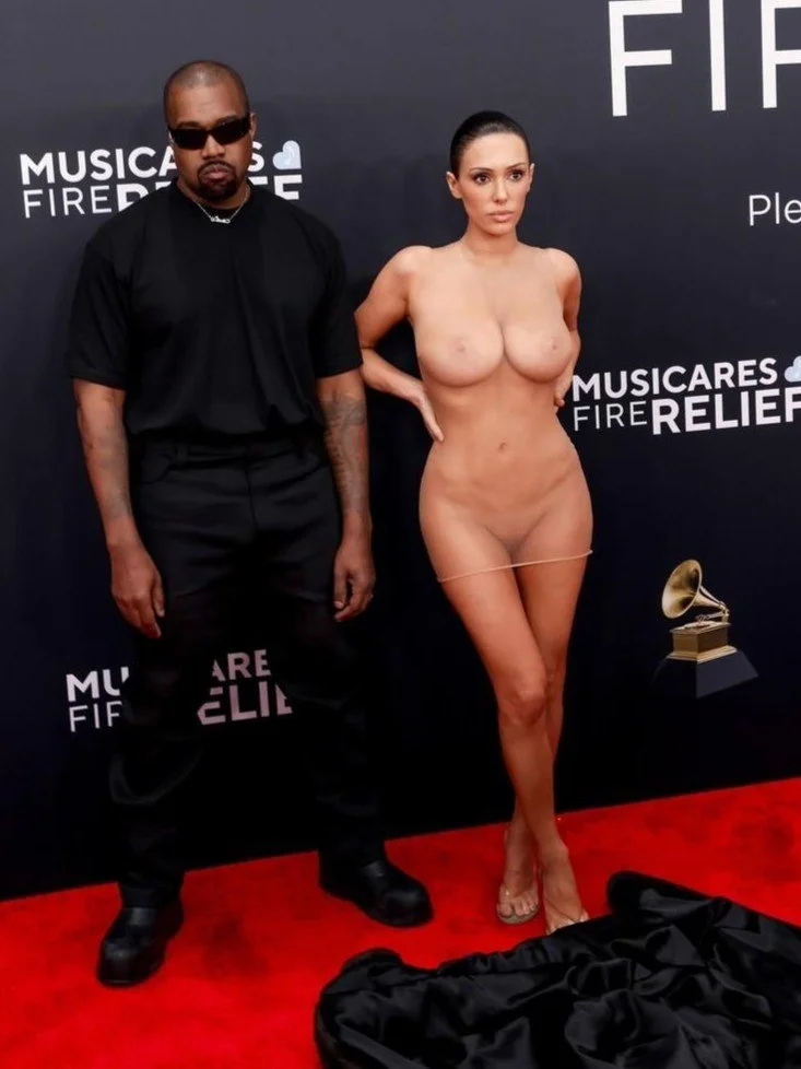 Kanye West Wife Naked See-Through (Bianca Censori) image 24