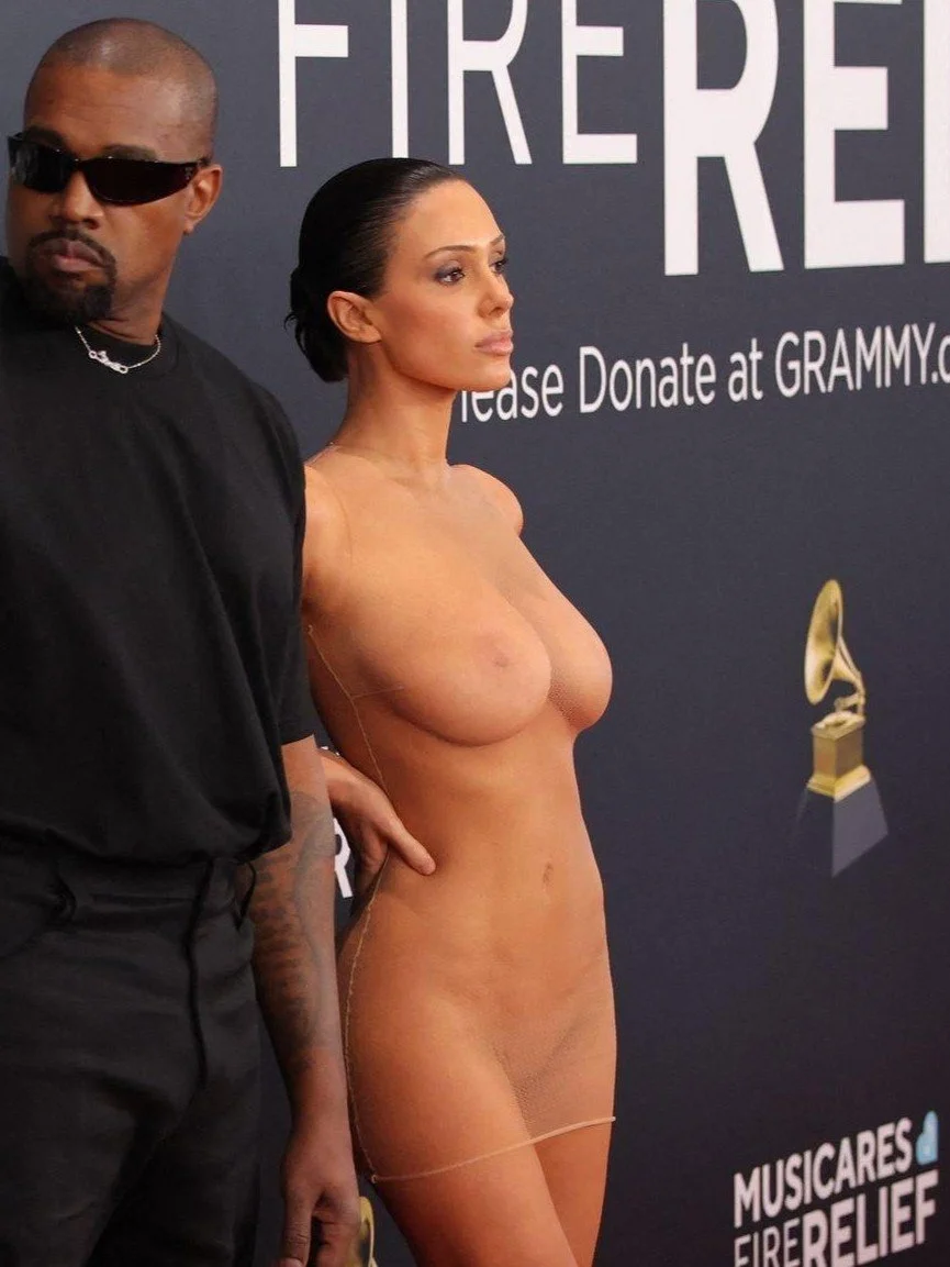 Kanye West Wife Naked See-Through (Bianca Censori) image 30