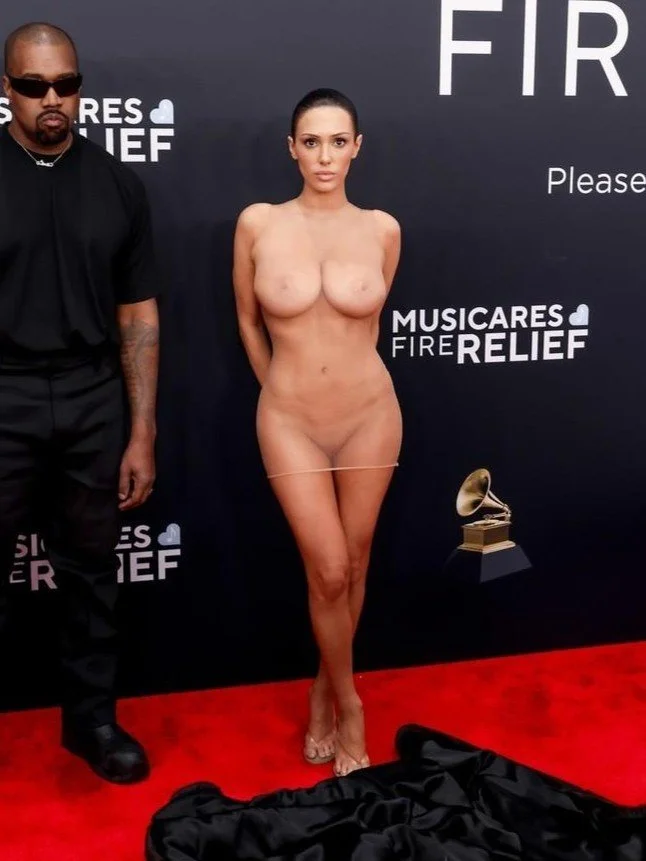 Kanye West Wife Naked See-Through (Bianca Censori) image 46