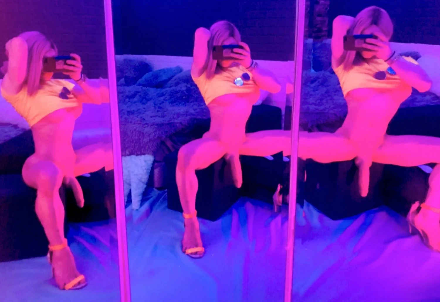 Worship Lea's fat cock image 3