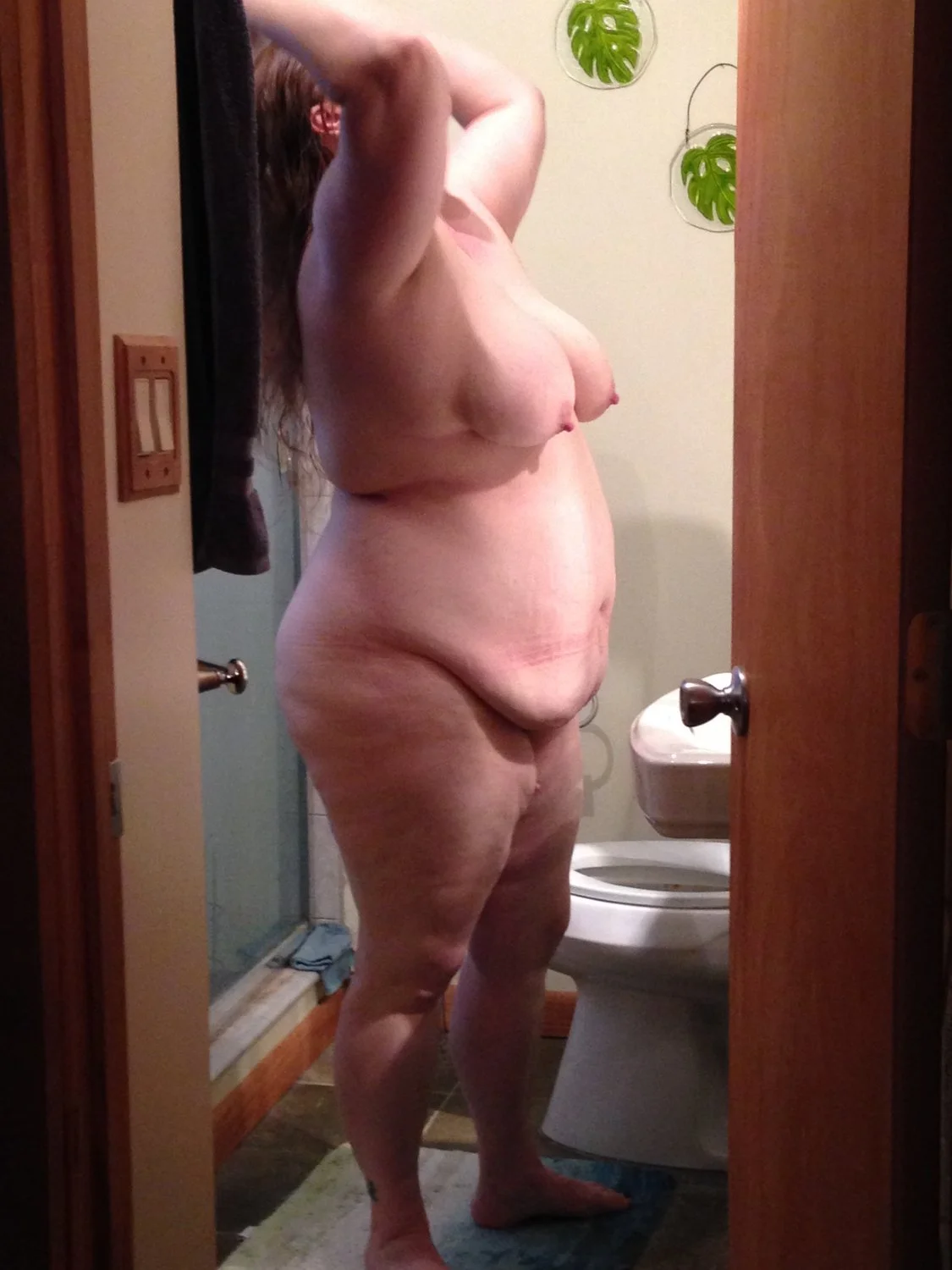 Big Hanging Tits Blonde BBW image 2