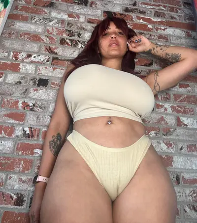 Sexy brunette Massive fake booty cheeks cover image