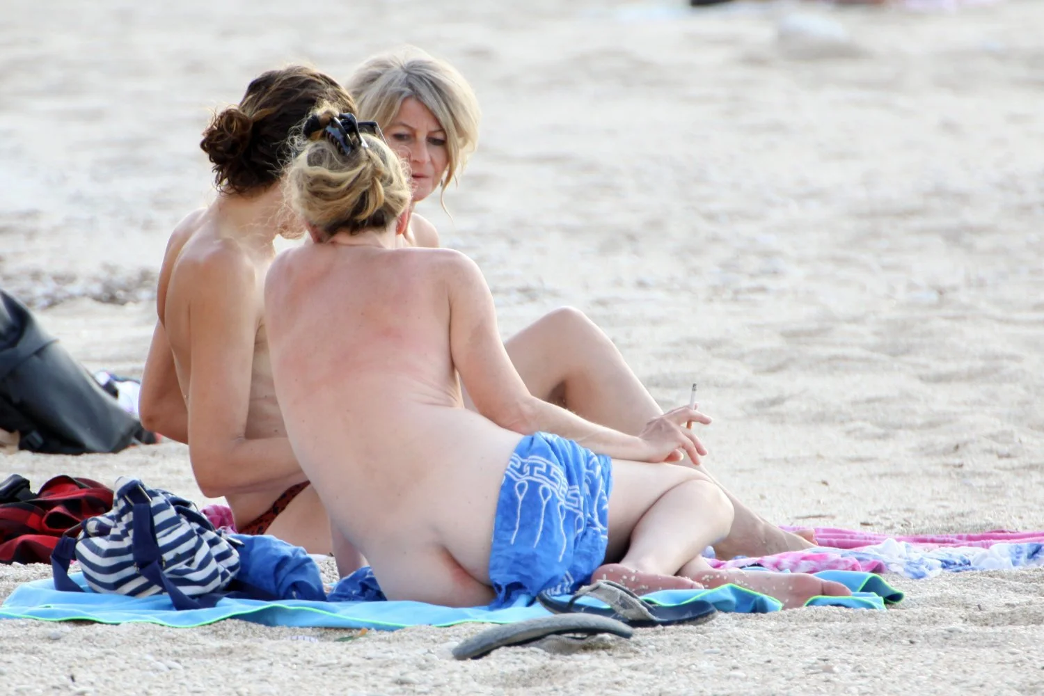 on the beach... image 8