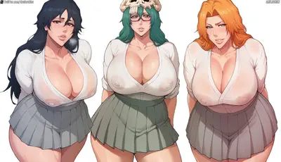 Anime -Bleach- girl Bambietta Basterbine. all pictures are not mine, rights go to artists cover image