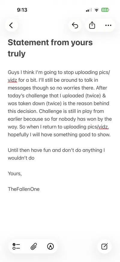 Statement from myself cover image