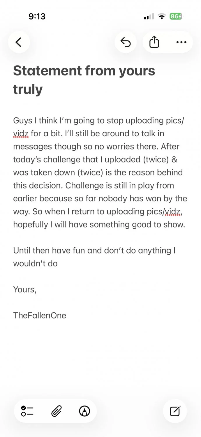 Statement from myself main image
