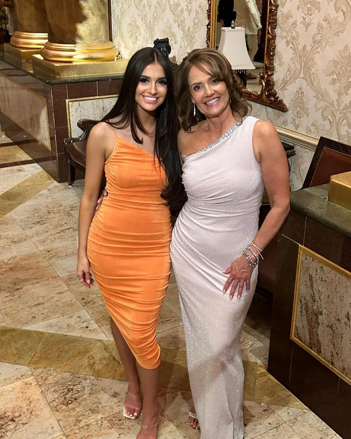 Neighbor Olivia - #9 - Orange Dress with her Mom (May 2023) image 2
