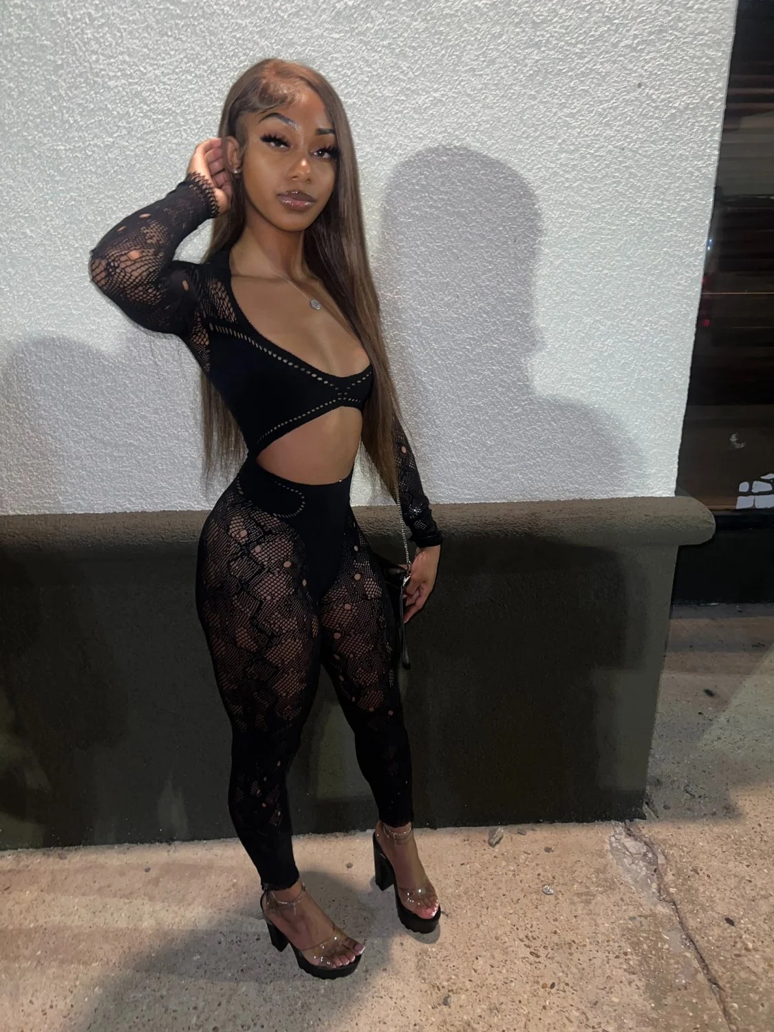 Sexy hot Ebony with phat pussy print 🥵🍑🔥 image 2