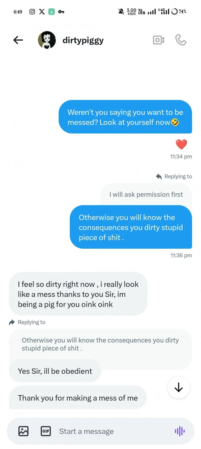 Fat humiliated messed pig 🐷 text me to get used. image 8