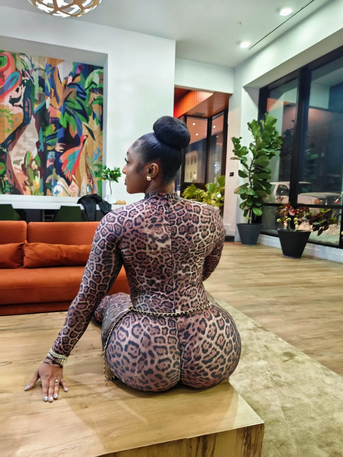 Freaky hot Ebony with phat round ass 🥵🍑🔥 image 12