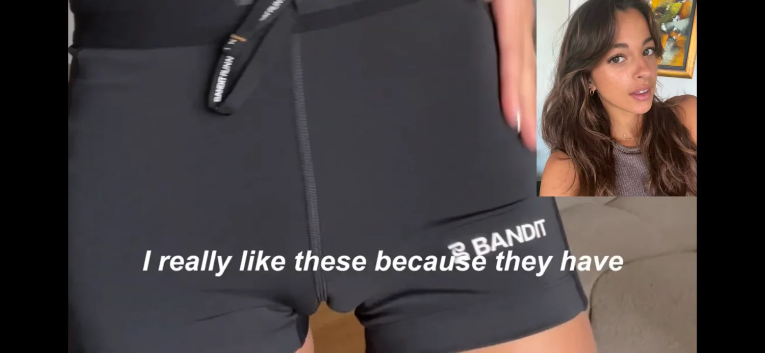 cute runner accidental cameltoe in yt vid image 8
