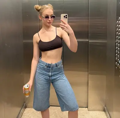 Cute german teen with big tits exploring America cover image