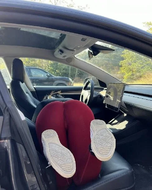 My Asian Stepmom Looking For Something She Dropped In The Car image 10