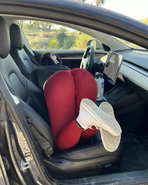 My Asian Stepmom Looking For Something She Dropped In The Car image 2