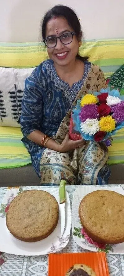Indian mom caught nude showering by son cover image