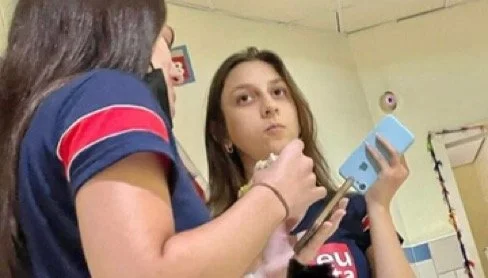 Young teen whores m provoking and encouraging men to look, grope and use them. image 8