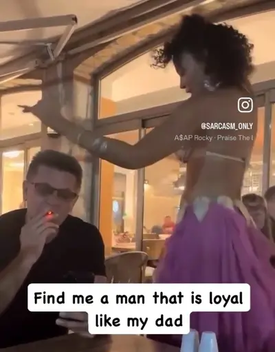 She did WHAT with her dads? cover image