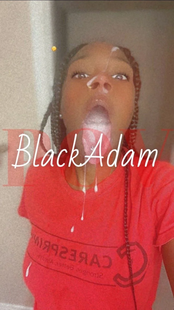 BlackAdam Bullies 22 yr old Ayana’s Throat till dick spits in her mouth and all over her main image