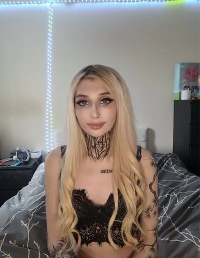 Tattood Goth Trans Girl Playing With Her Small Dick| Tranny, Trap, Tgirl, Ts, Shemale, Femboy, Sissy cover image
