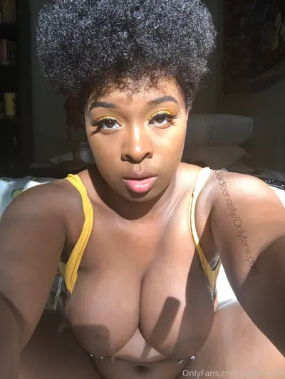 THICC Nasty Ebony Nympho Jadee Loves To Cream Her PHAT PUSSY! cover image