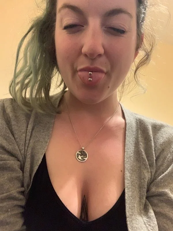 Horny Brit plays with her pussy image 8