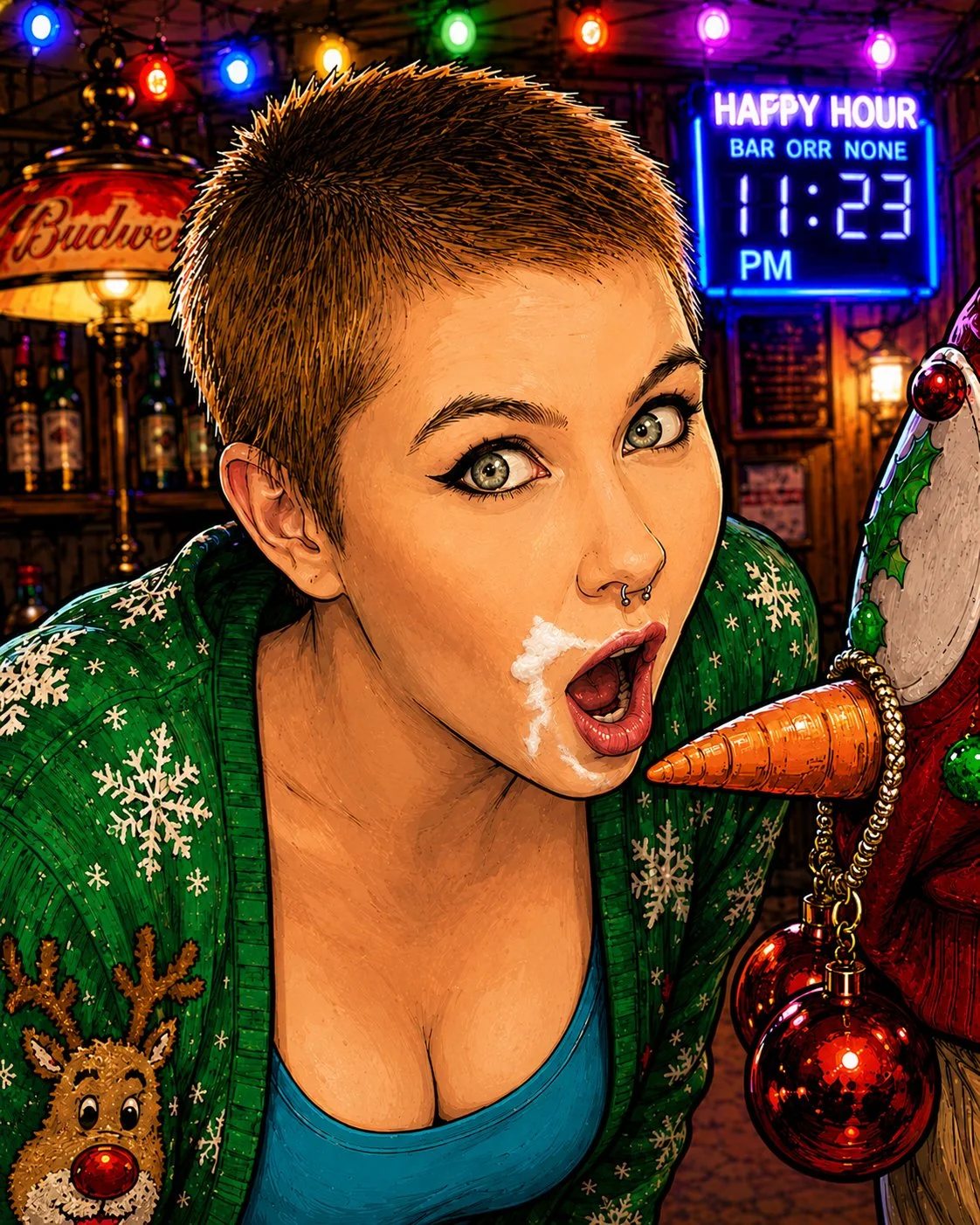 Frosty says eat my carrot image 13