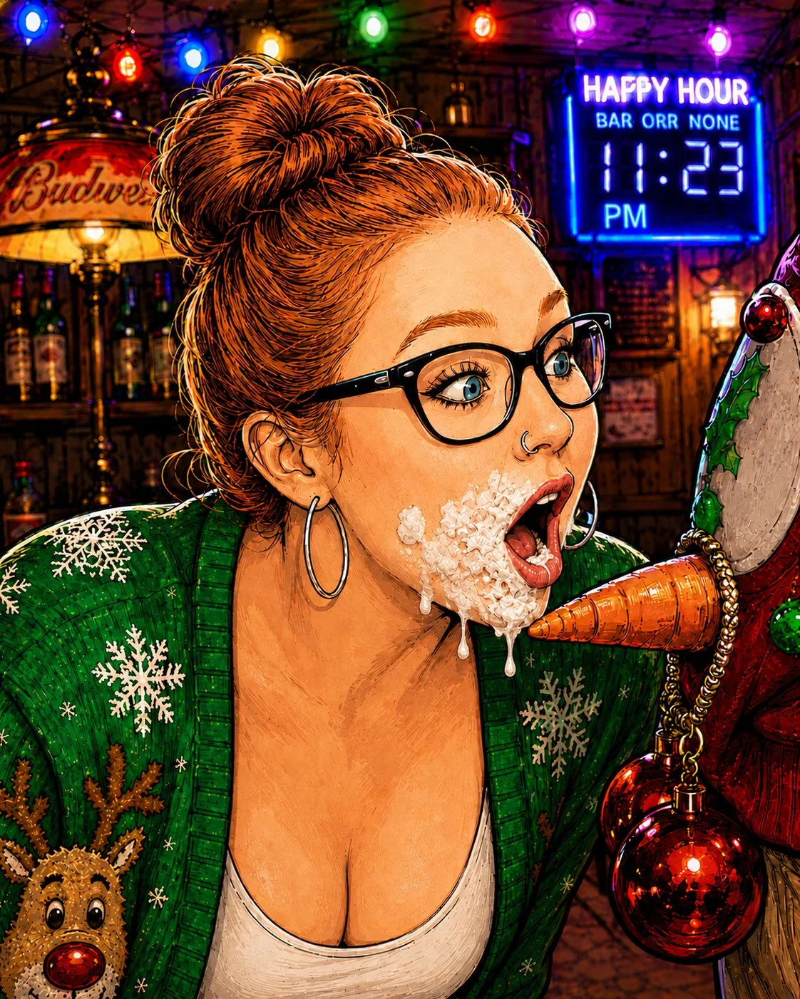 Frosty says eat my carrot image 16
