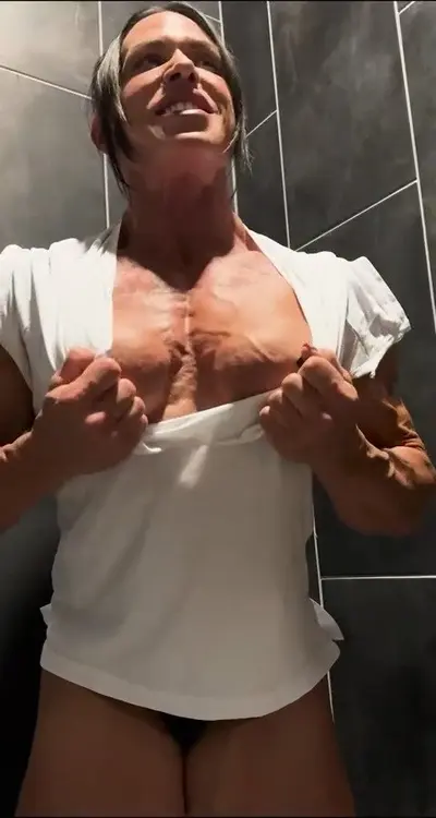 Mrs Priami, hard roided veiny muscles cover image