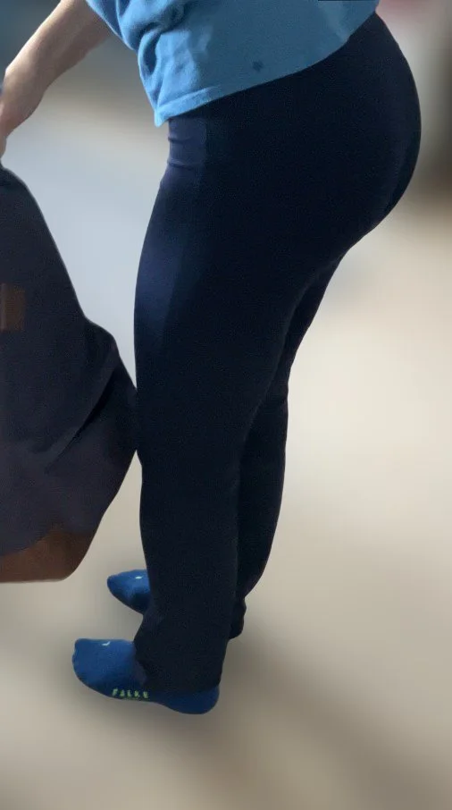 My REAL Mom Creepshots (Training Outfit) image 4