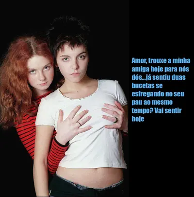 Sua namorada trouxe a amiga lésbica dela para a cama! cover image