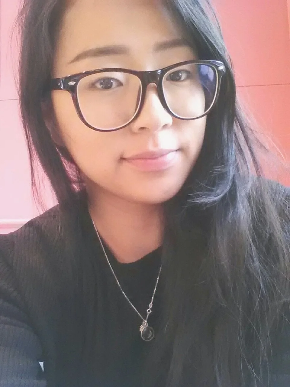 Korean ABG sending sexy Snapchat selfie image 5
