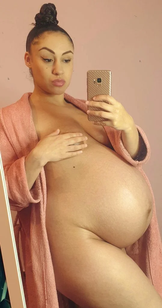 Sexy pregnant slut image 12