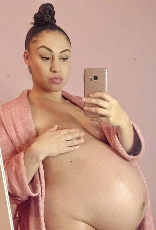 Sexy pregnant slut image 21
