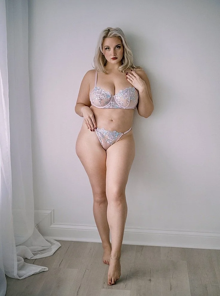 Incredible plump blonde slut boudoir image 15