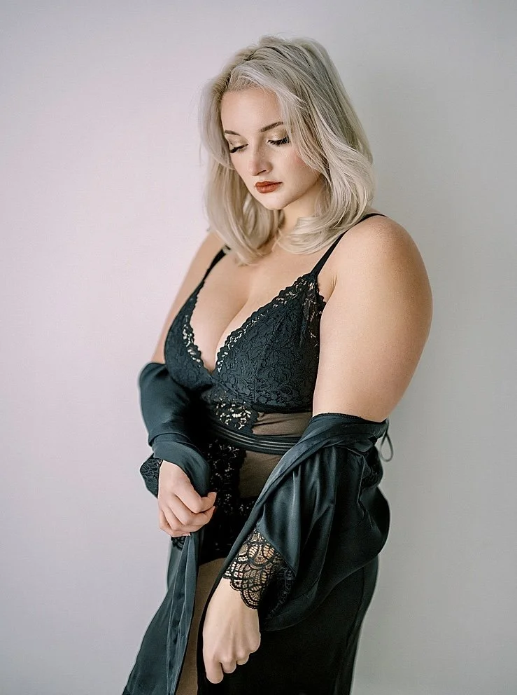 Incredible plump blonde slut boudoir image 20