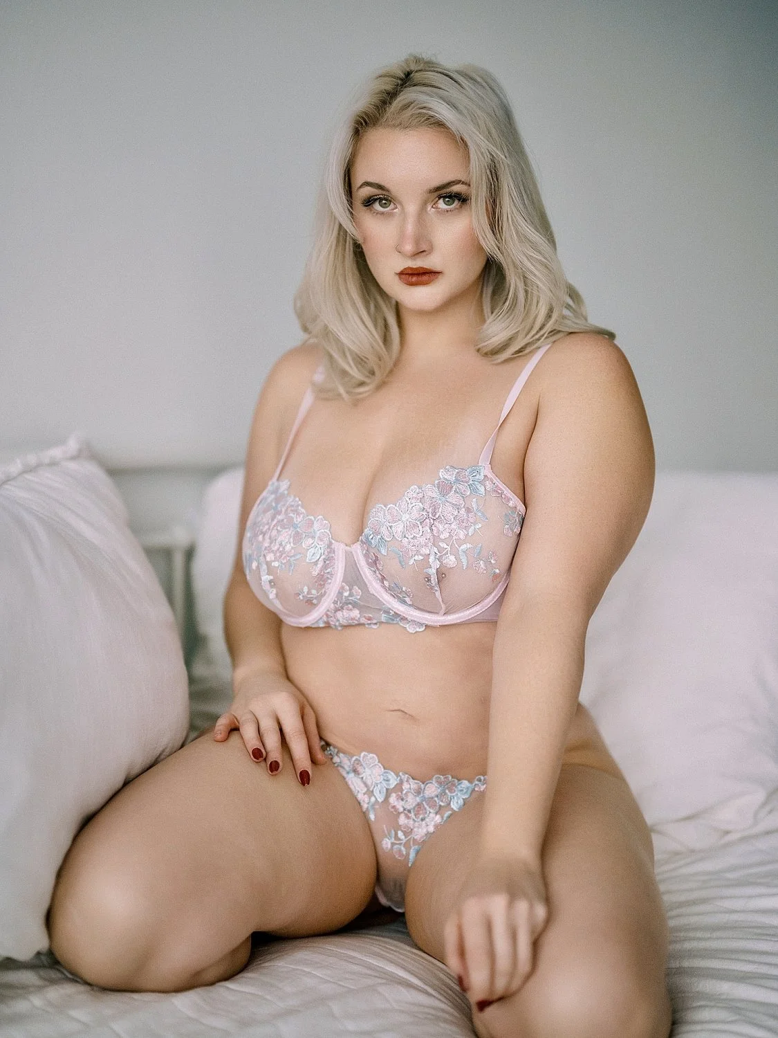 Incredible plump blonde slut boudoir image 25